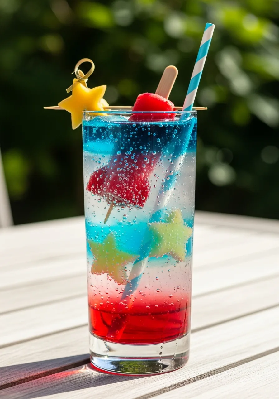 2. Layered Rocket Pop Spritz