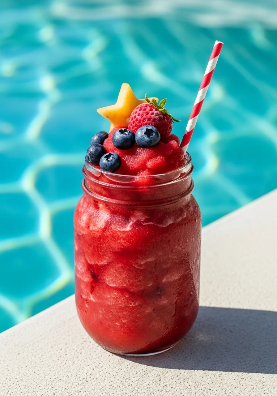 20. Boozy Berry Slushie