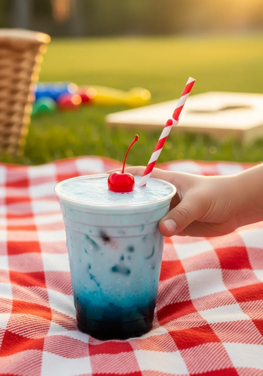31. Blue Coconut Fizz