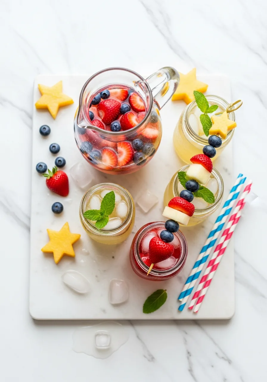 42. Patriotic Fruit Cooler