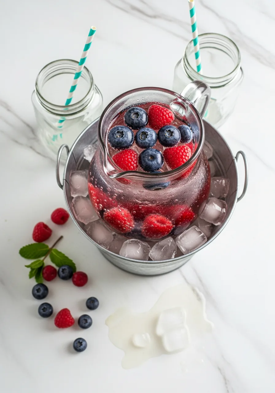 43. Berry Infused Sparkling Water