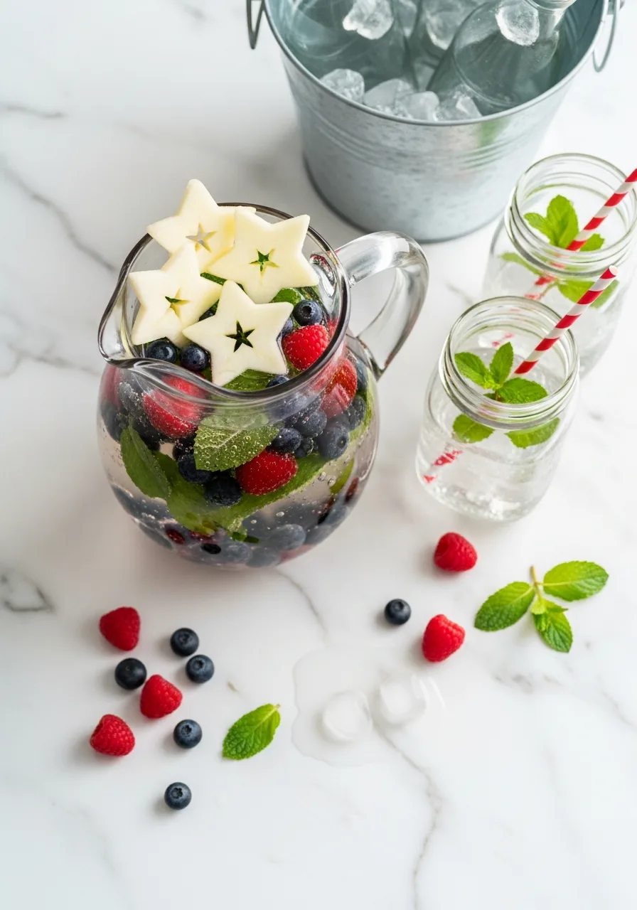 50. Minted Patriotic Mineral Water