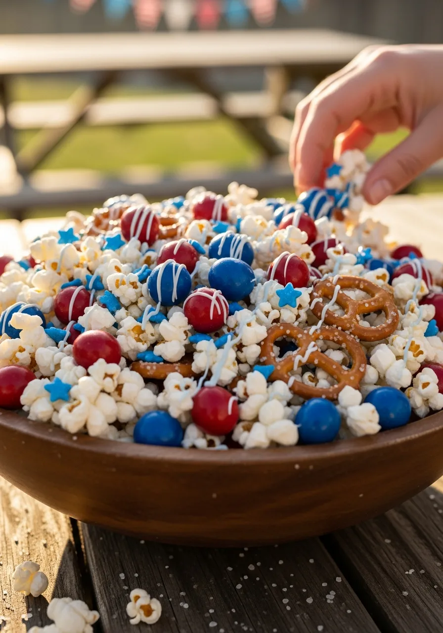 12. Patriotic Popcorn Mix