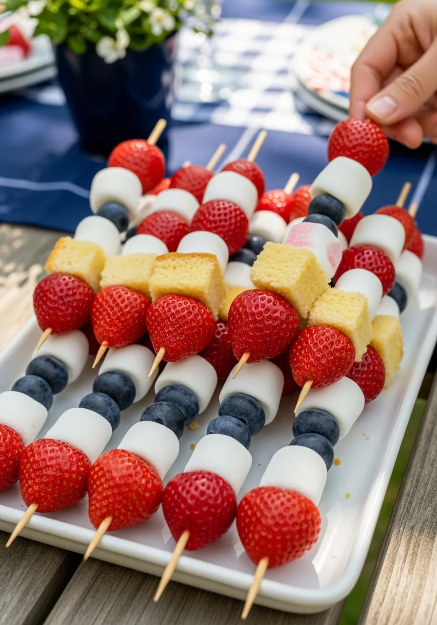 20. Strawberry Shortcake Kabobs