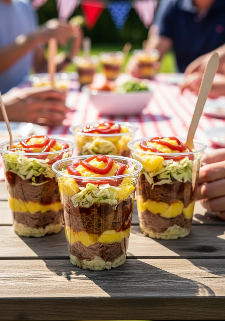 21. Pulled Pork Parfaits