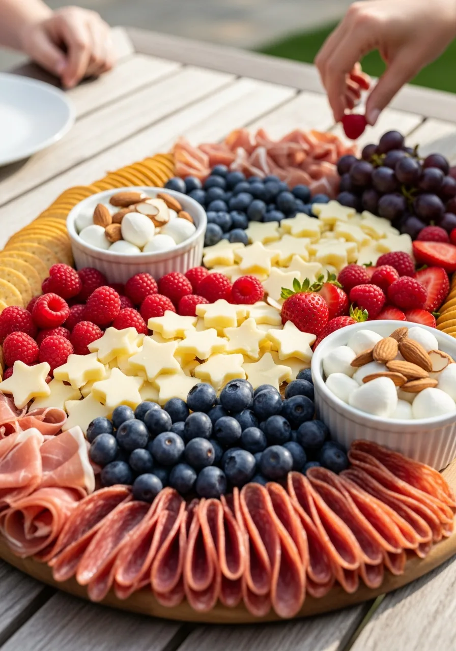 22. Patriotic Charcuterie Board