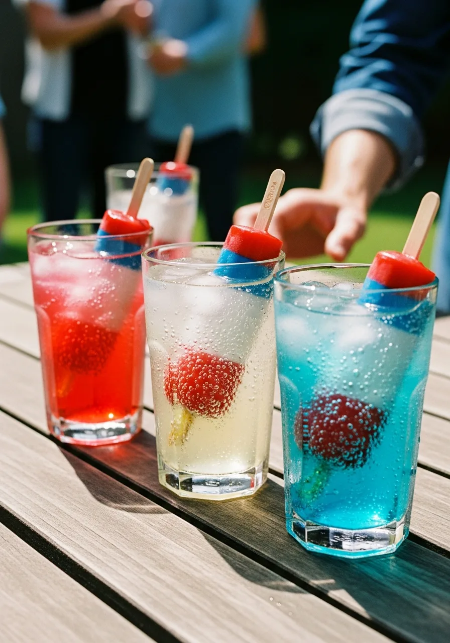 25. Bomb Pop Mocktails