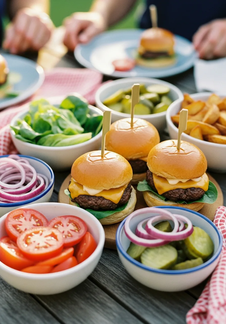 3. Burger Slider Bar