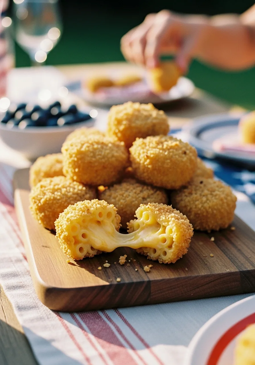 35. Macaroni and Cheese Bites