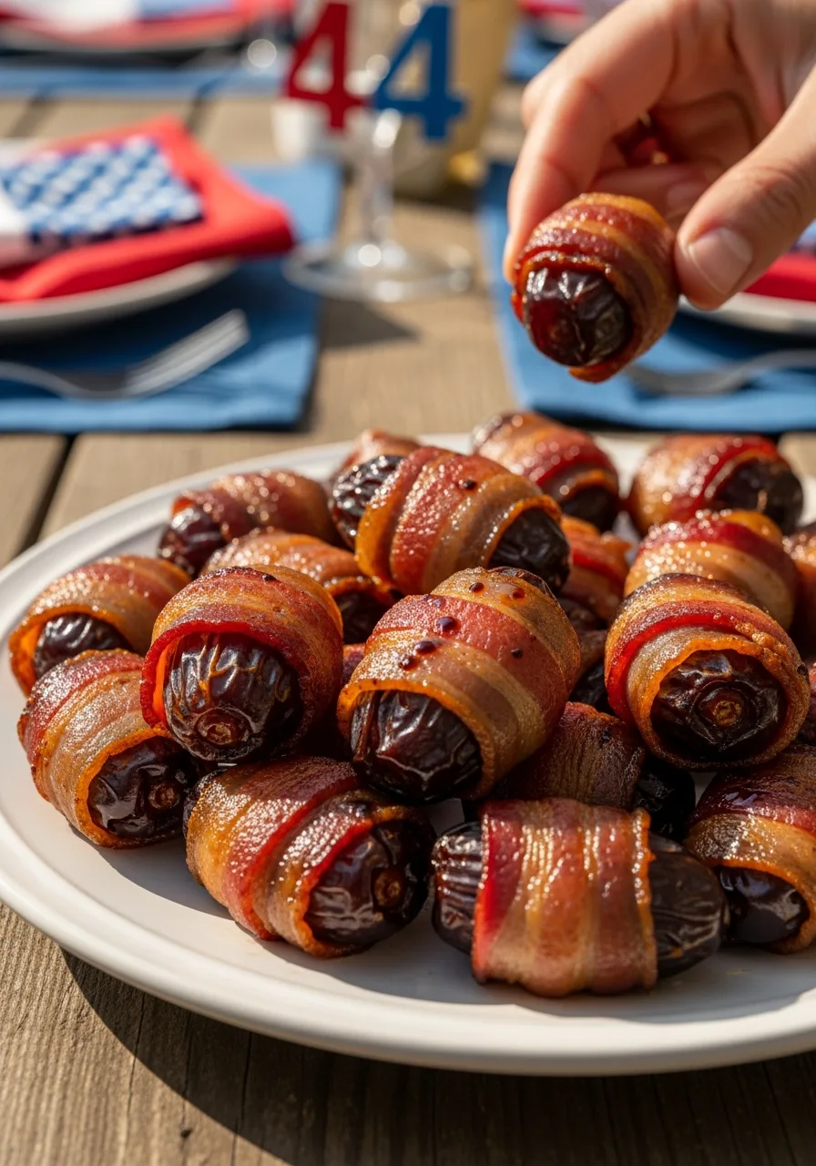 46. Bacon Wrapped Dates