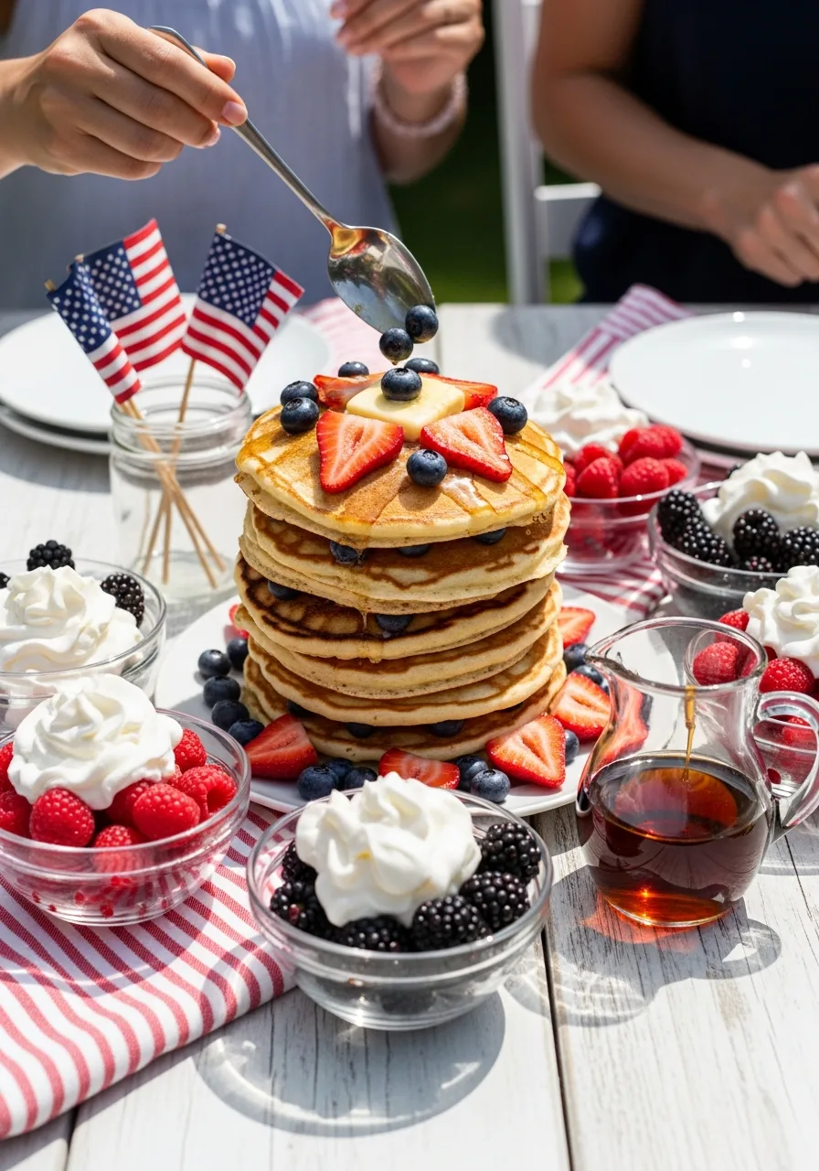 49. Patriotic Pancake Bar