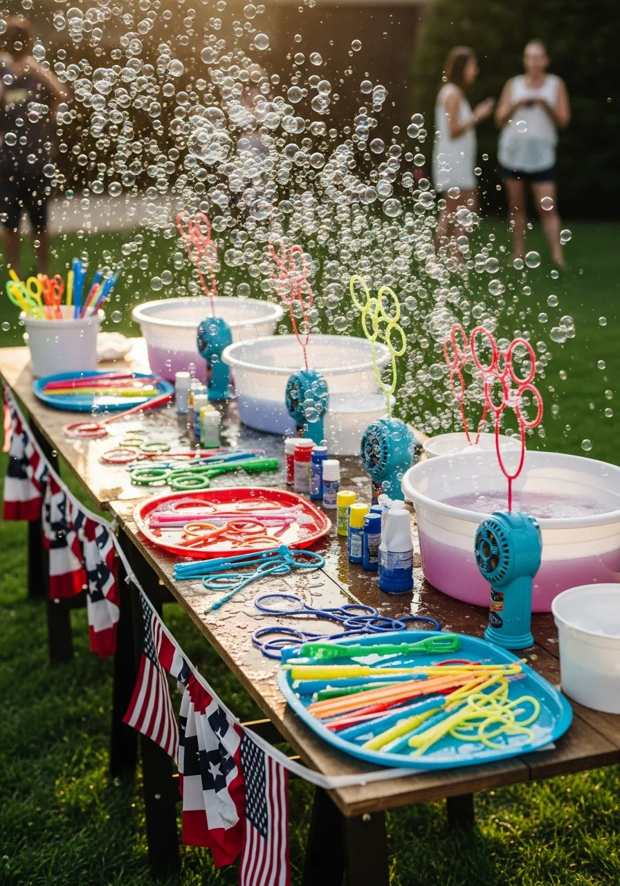 19. Bubble Blowout Station