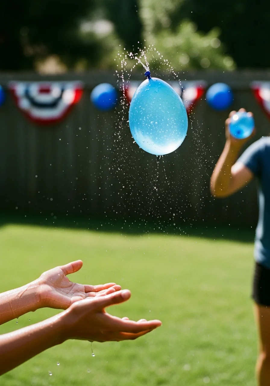 2. Water Balloon Toss