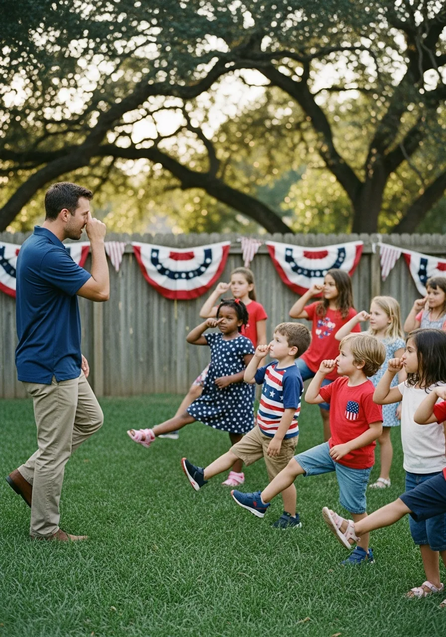 26. Patriotic Simon Says