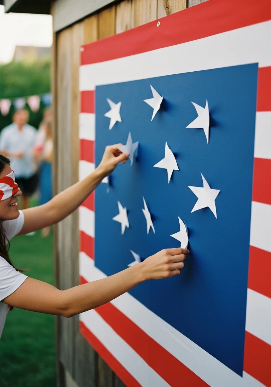 29. Pin the Star on the Flag