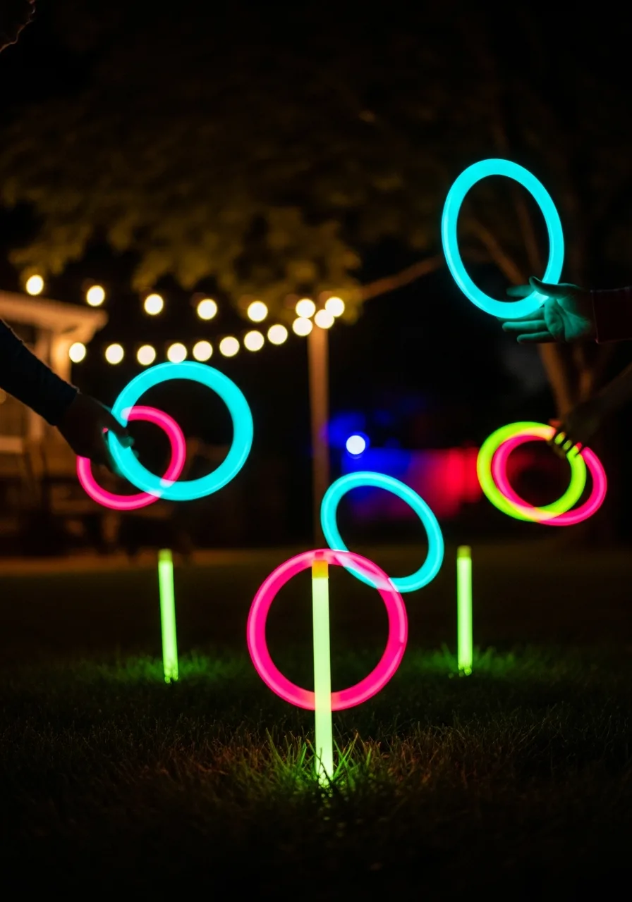 6. Glow Ring Toss