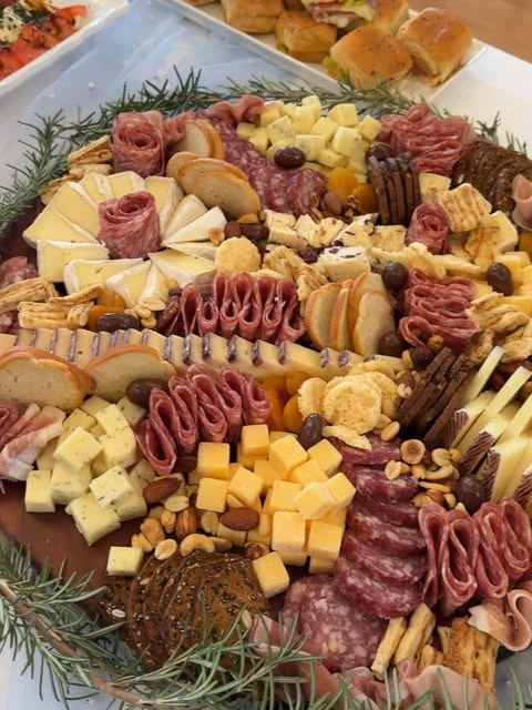 Evergreen Grazing Board baby it s cold outside baby shower ideas