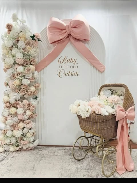 Grand Fabric Bows baby it s cold outside baby shower ideas