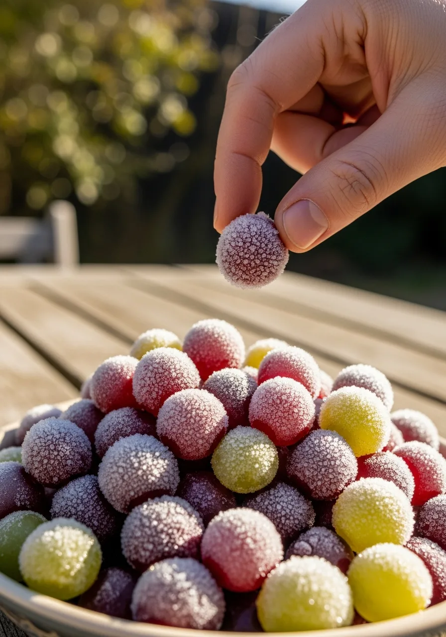16. Frozen Grape Snacks