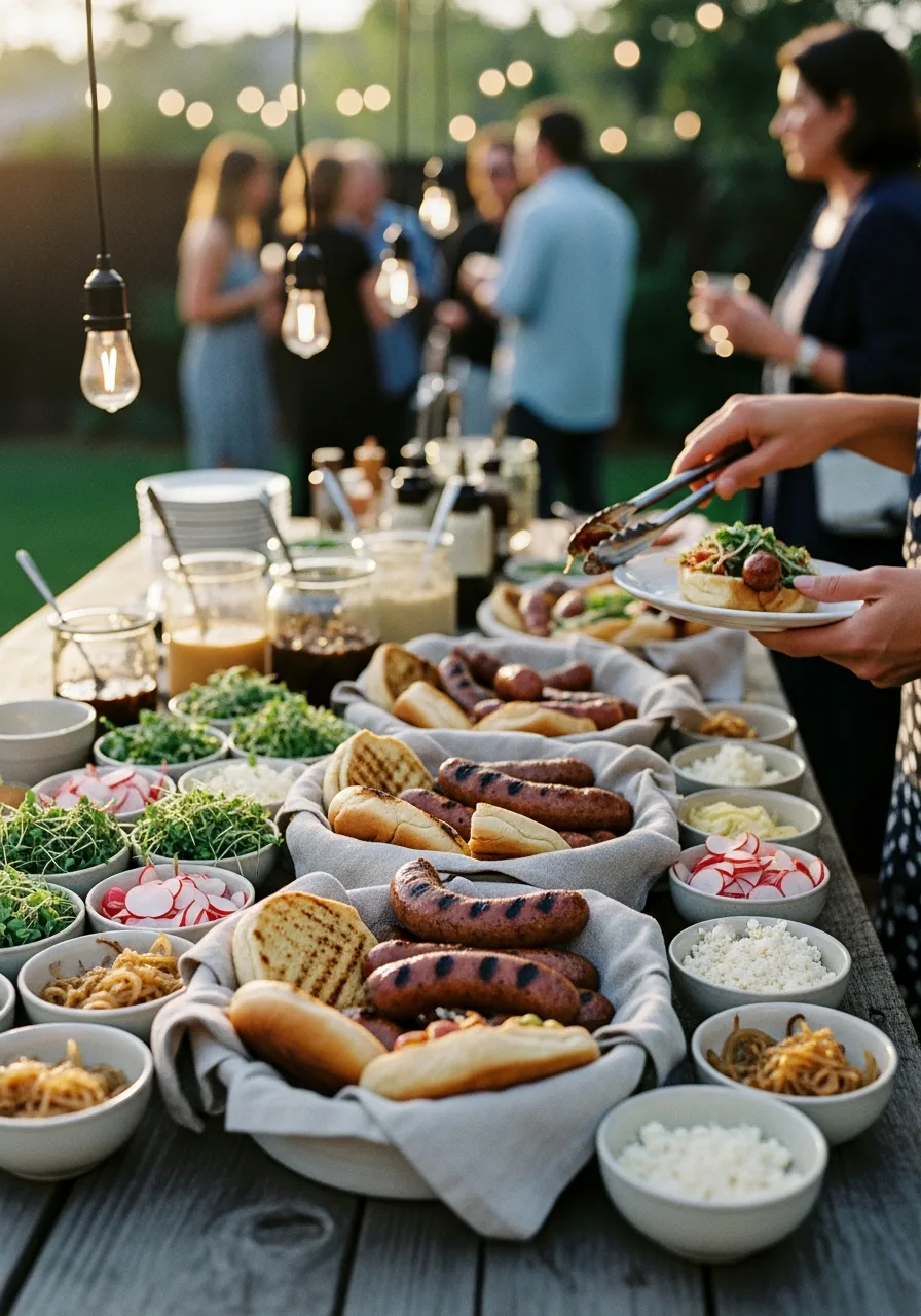 20. Gourmet Hot Dog Bar