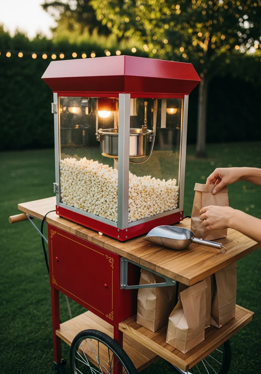 24. Popcorn Machine Station