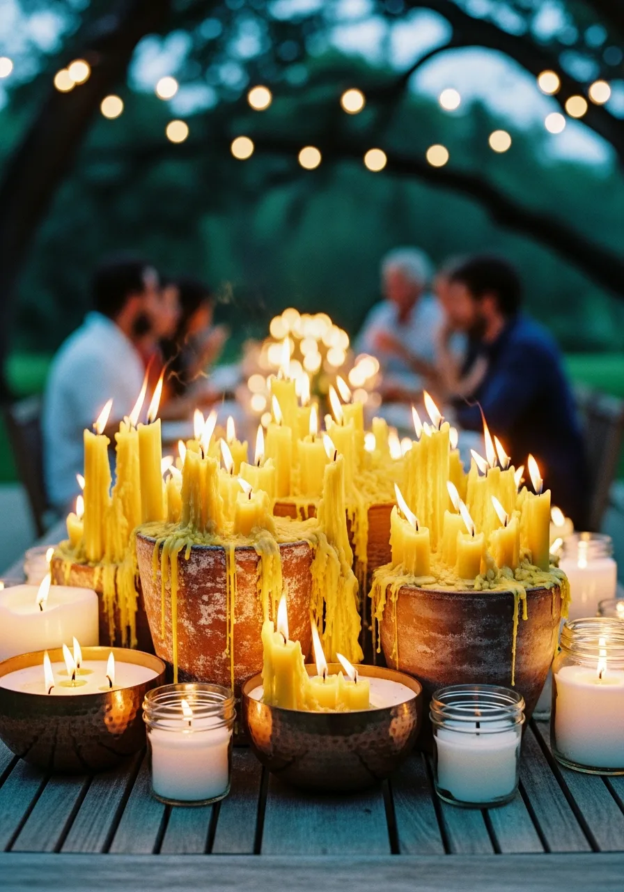 27. Citronella Candle Cluster