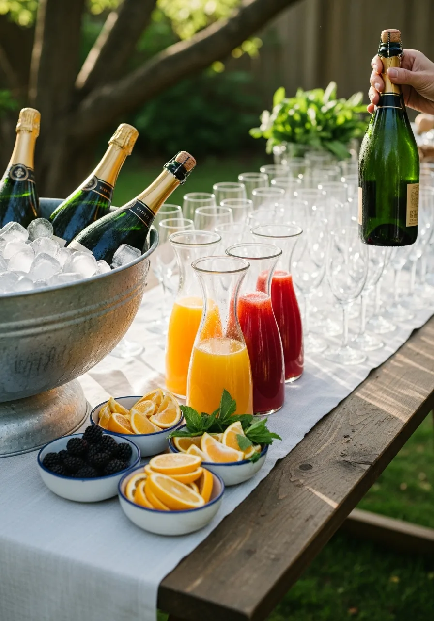 30. Self-Serve Mimosa Bar