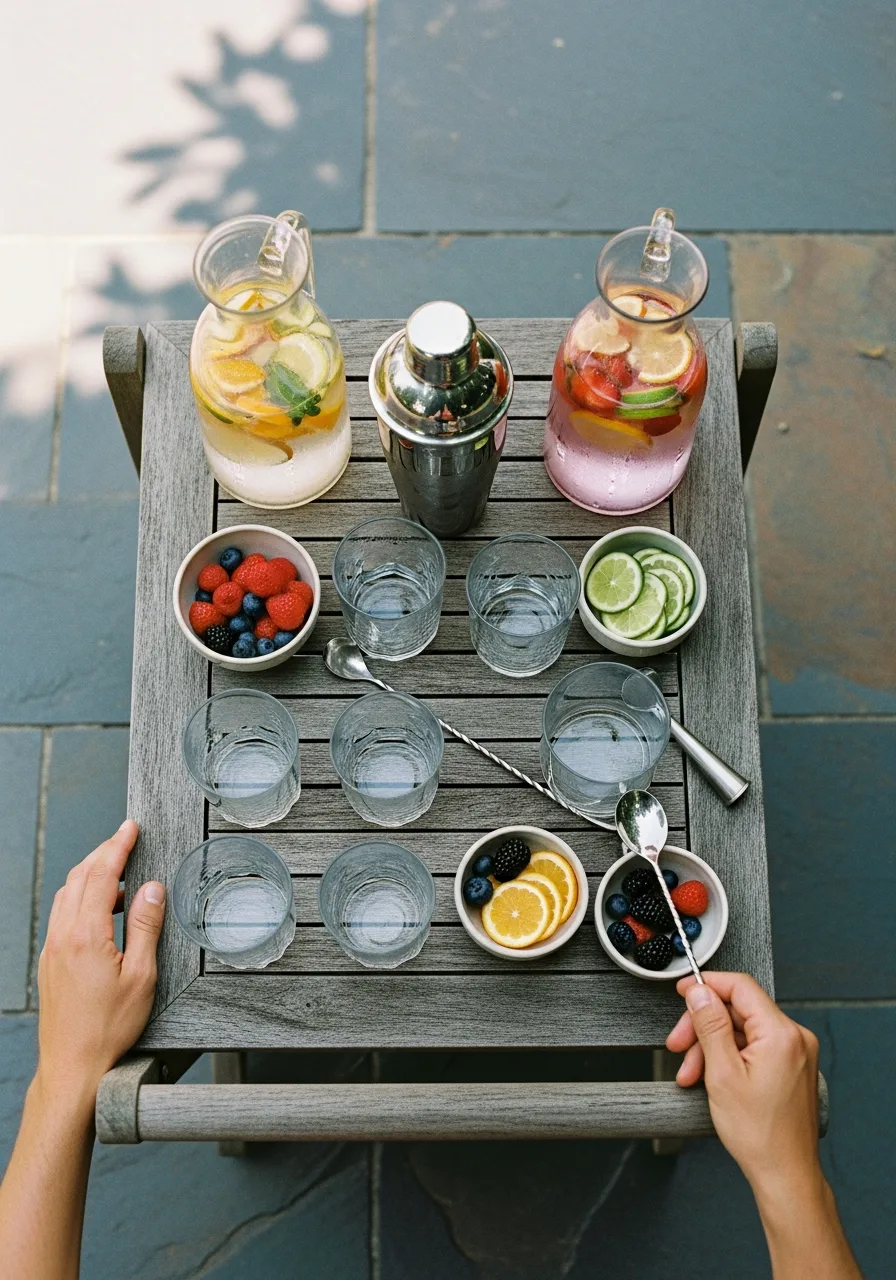 38. Outdoor Bar Cart