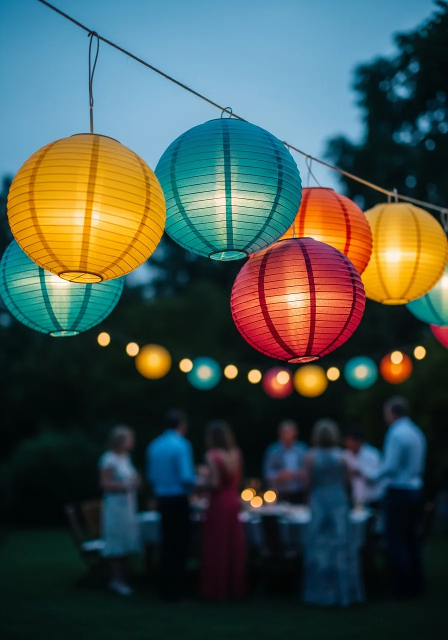 42. Colorful Paper Lanterns