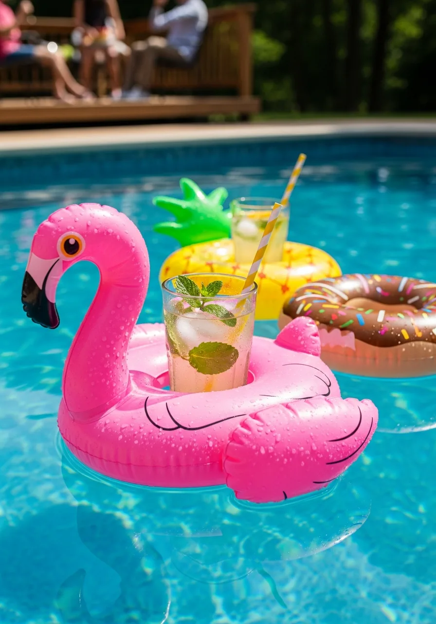 47. Inflatable Drink Holders