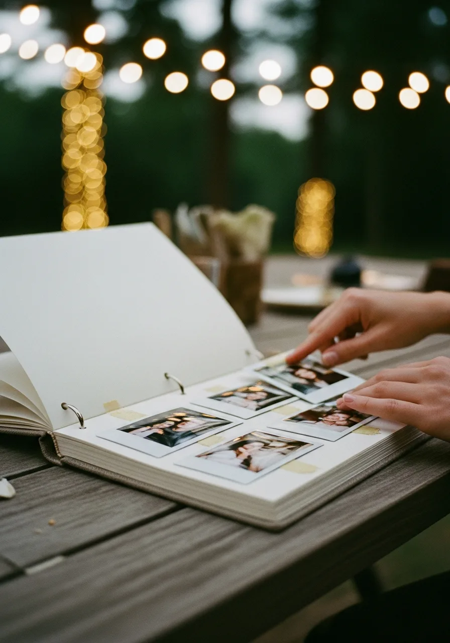 49. Polaroid Guest Book