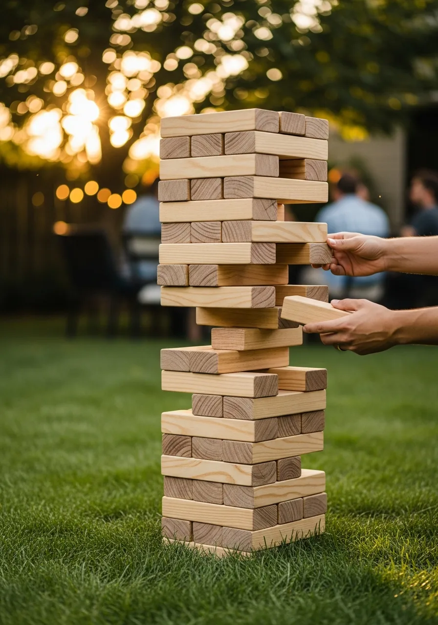 5. Giant Wooden Yard Games