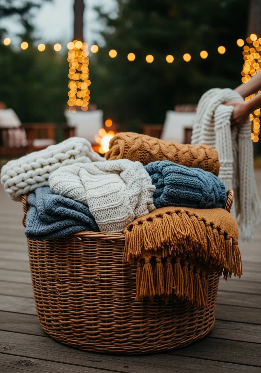 50. Warm Blanket Basket