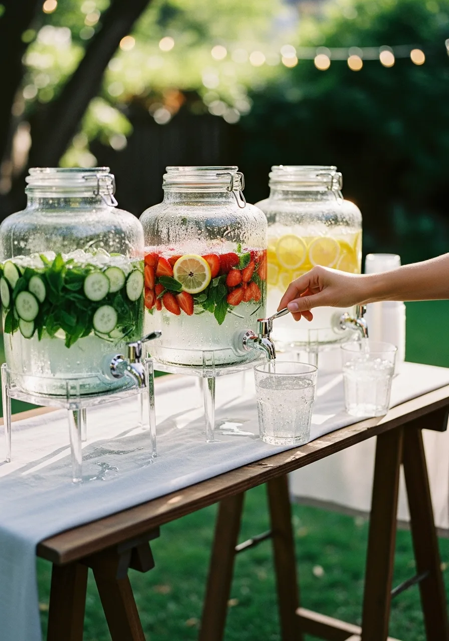 7. Self-Serve Infused Water