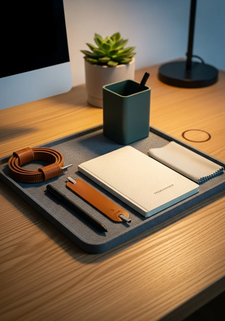 17. Minimalist Desk Organizer Kit