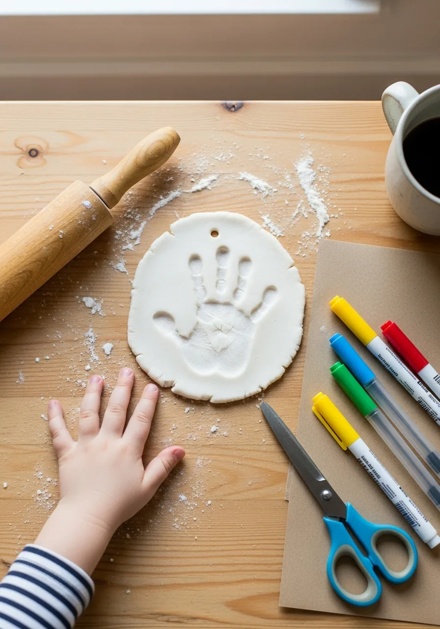 1. Salt Dough Handprints