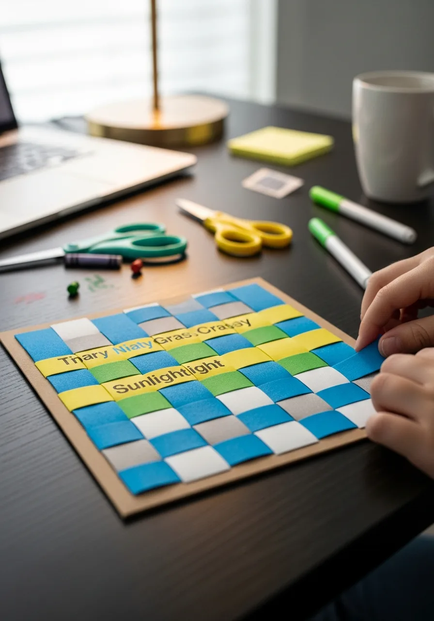 18. Woven Paper Placemats