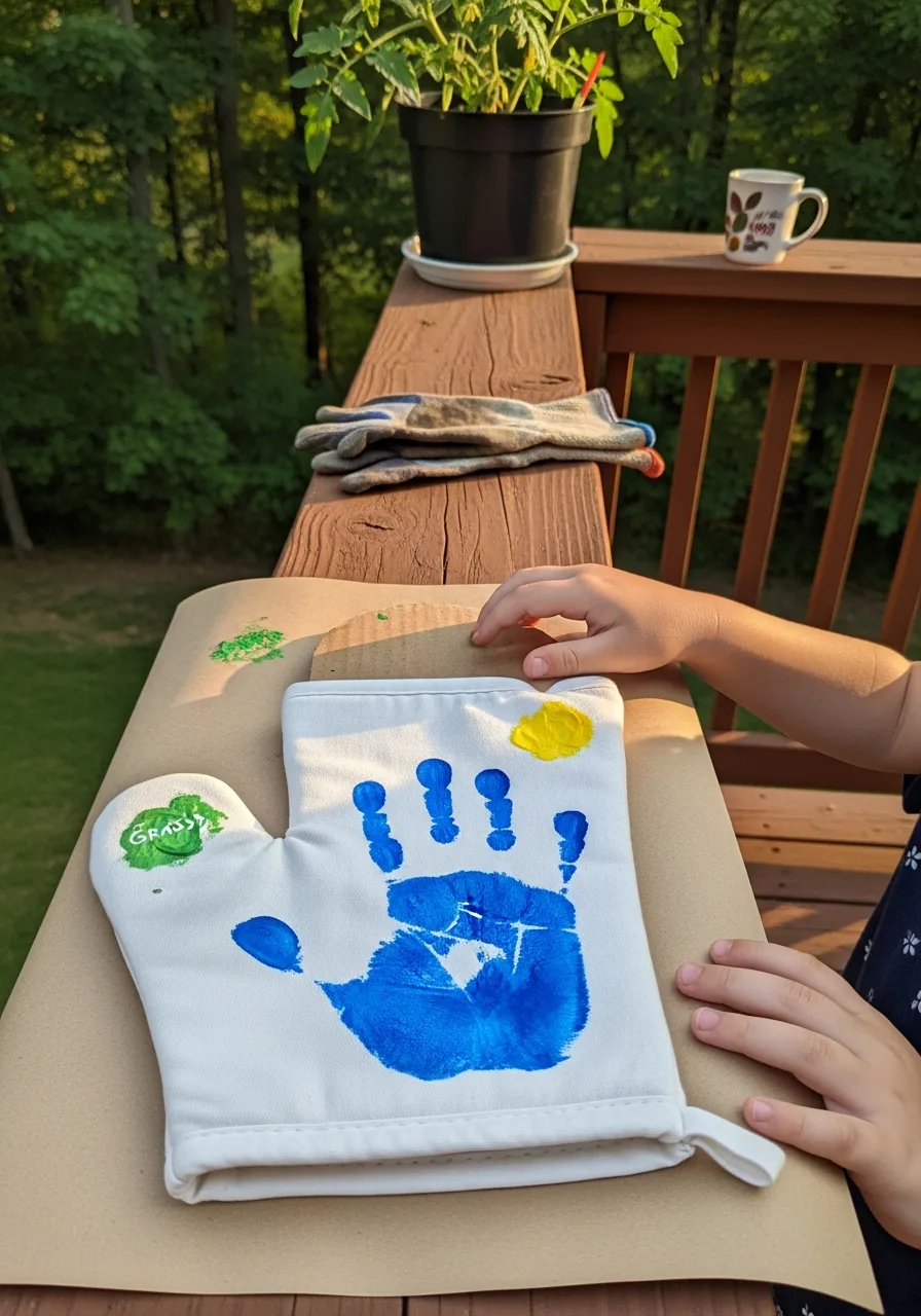 44. Handprint Grill Mitt