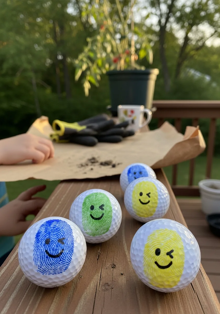 45. Fingerprint Golf Balls
