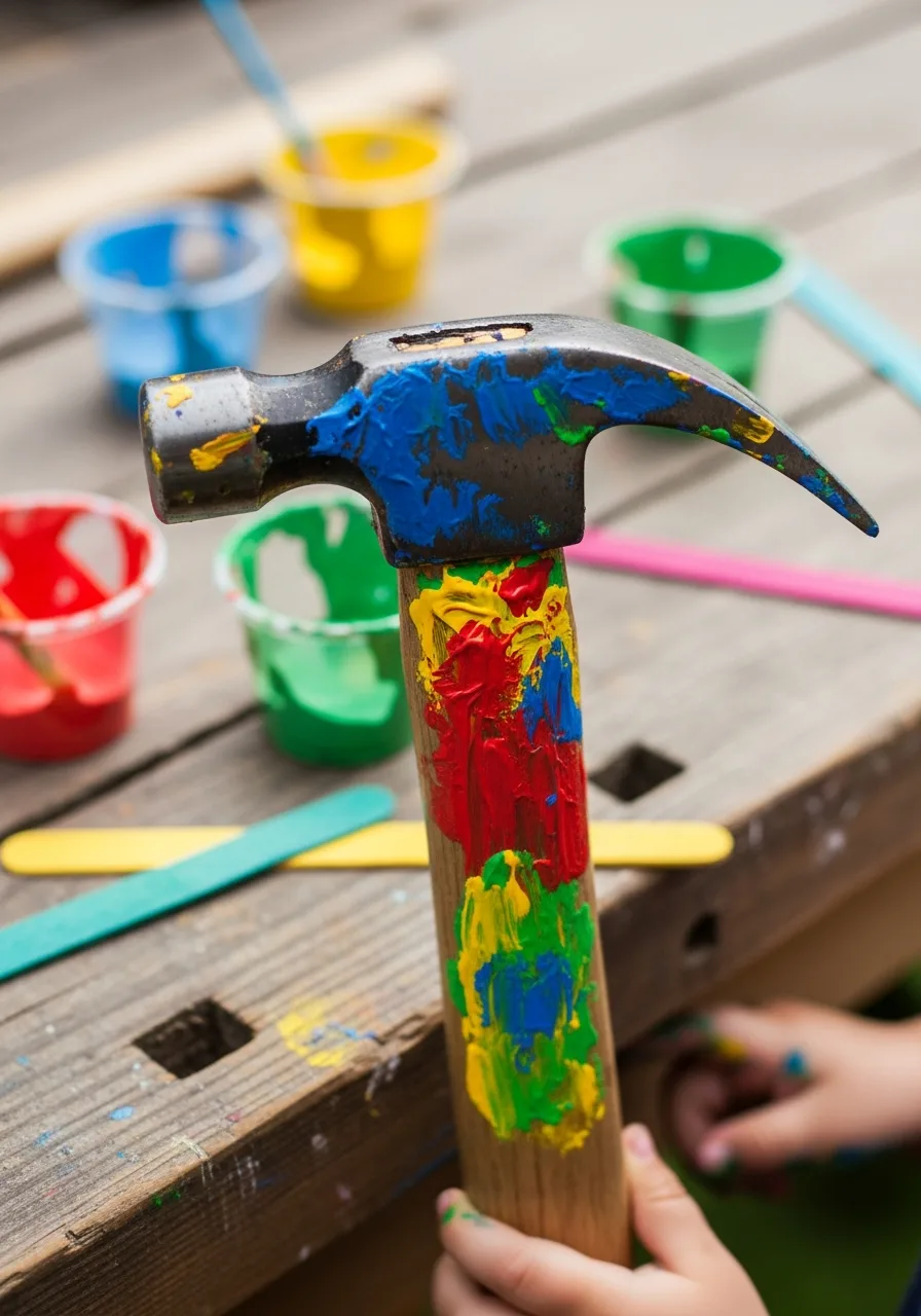 12. Painted Hammer Handle