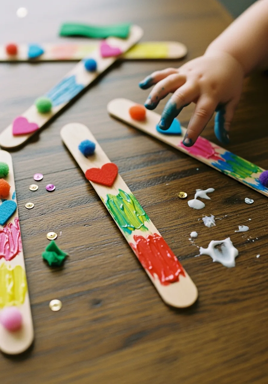 30. Craft Stick Bookmark