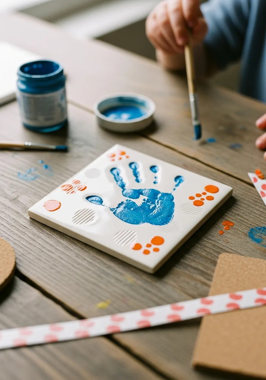 33. Ceramic Tile Coaster