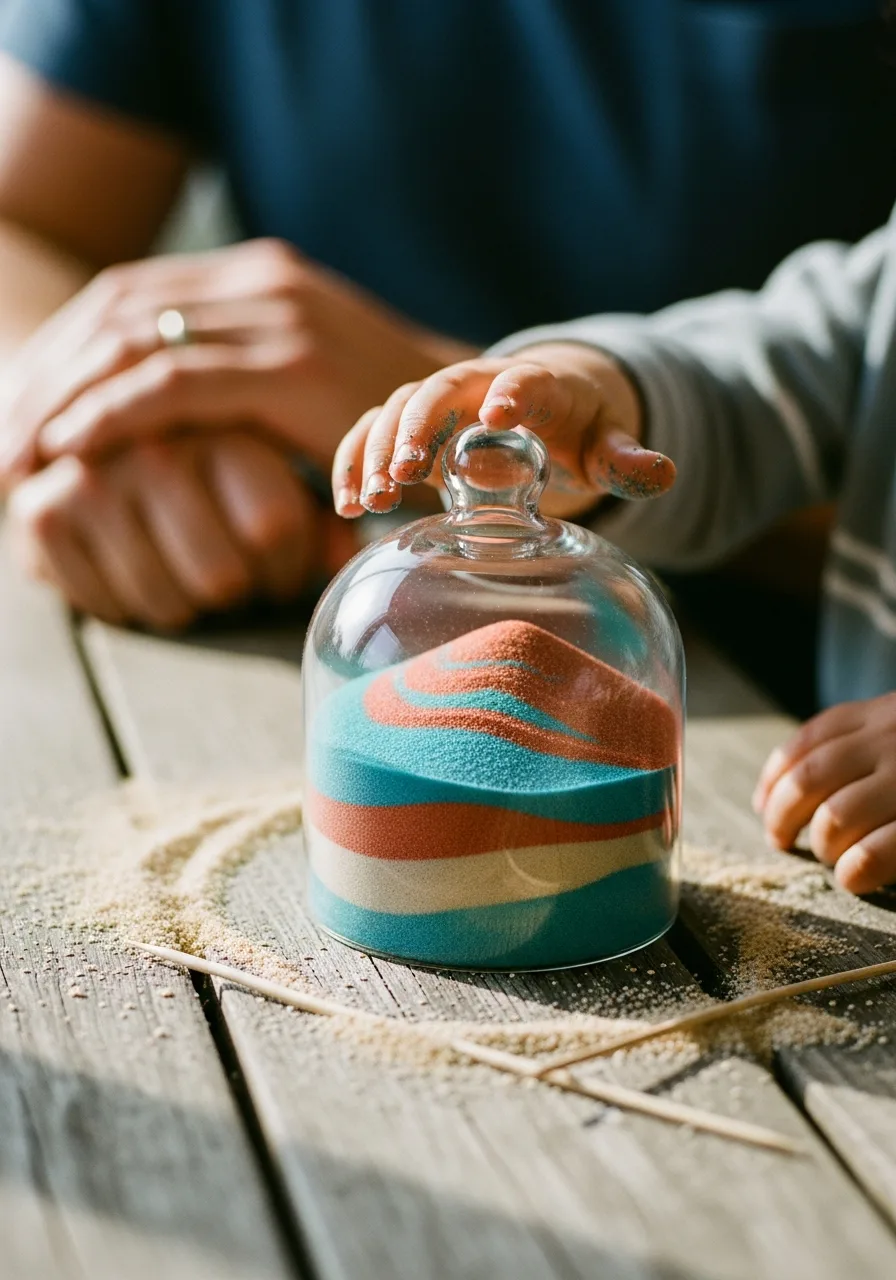 34. Sand Art Paperweight
