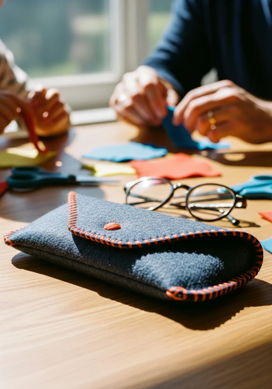 35. Felt Eyeglass Case