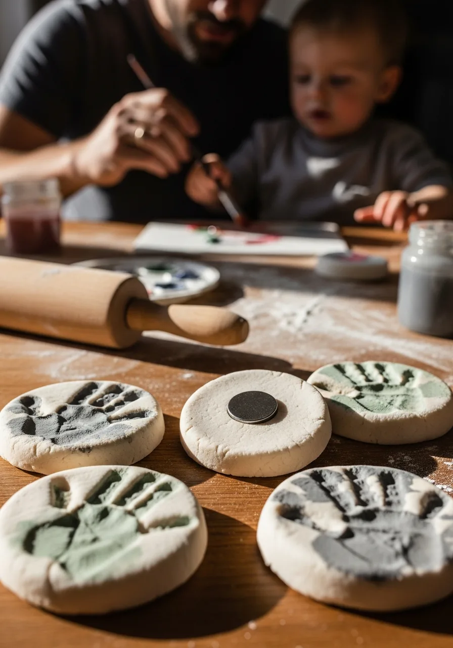 4. Salt Dough Handprint Magnets