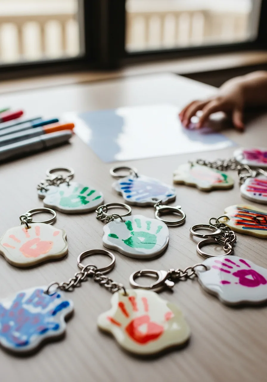 9. Shrink Plastic Keychains
