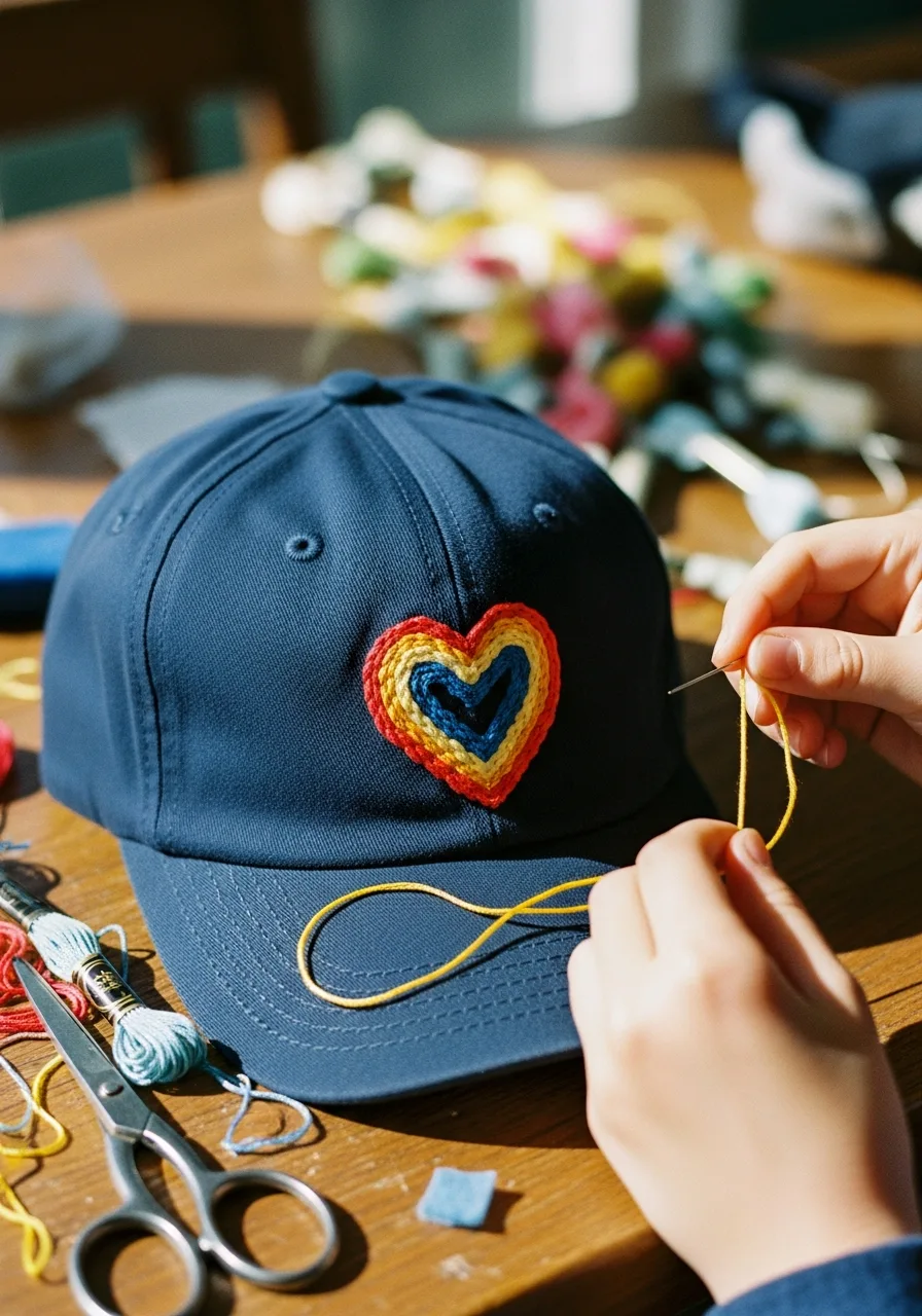 11. Custom Embroidered Baseball Cap