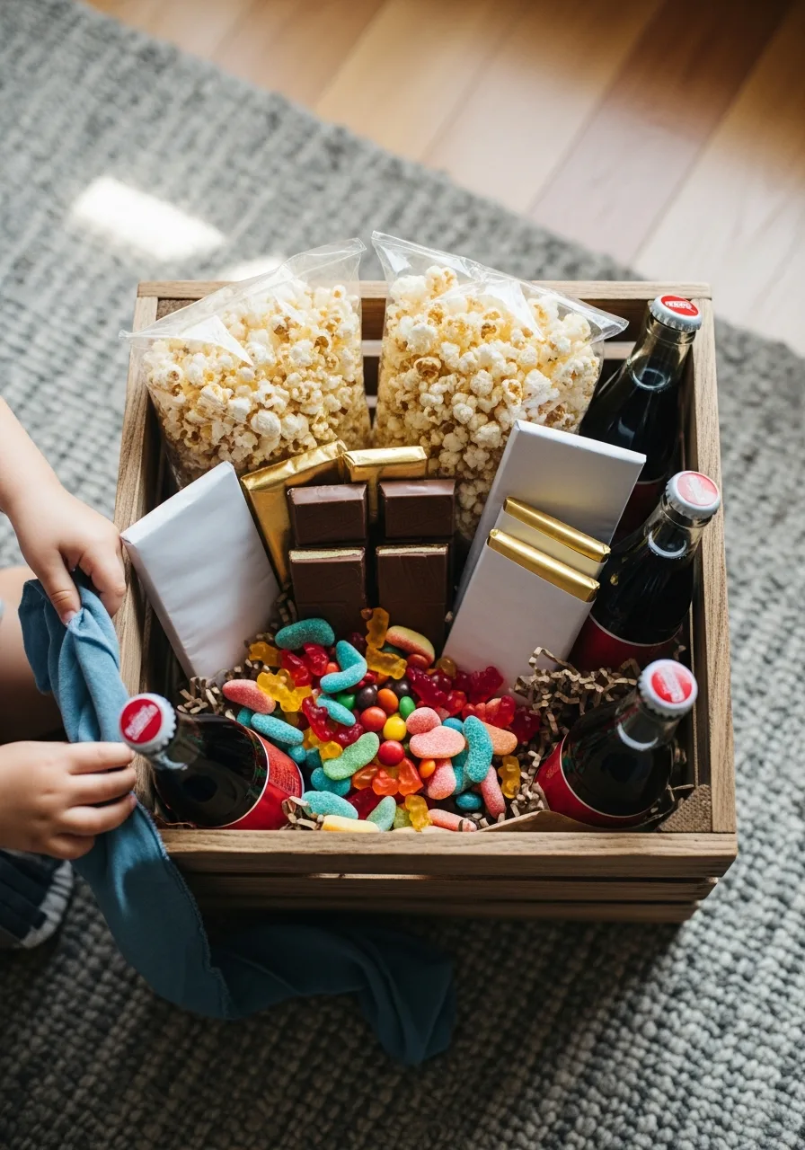 25. Movie Night Snack Bin