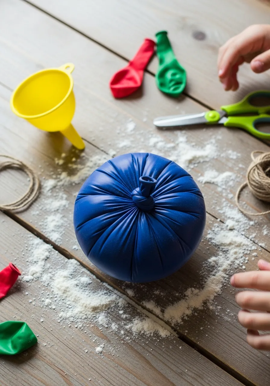 39. DIY Flour Stress Ball