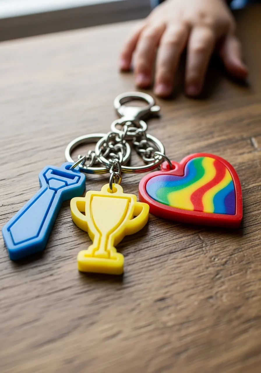 43. Shrinky Dink Keychain Set